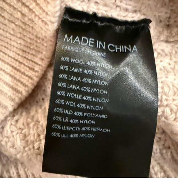 Club Monaco Mixed Stitch Shrunken Crewneck Sweater - Picture 6 of 9